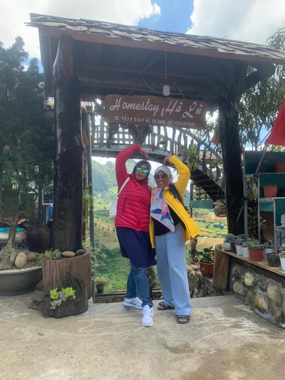 Ha Lu Homestay Lao Cai Esterno foto